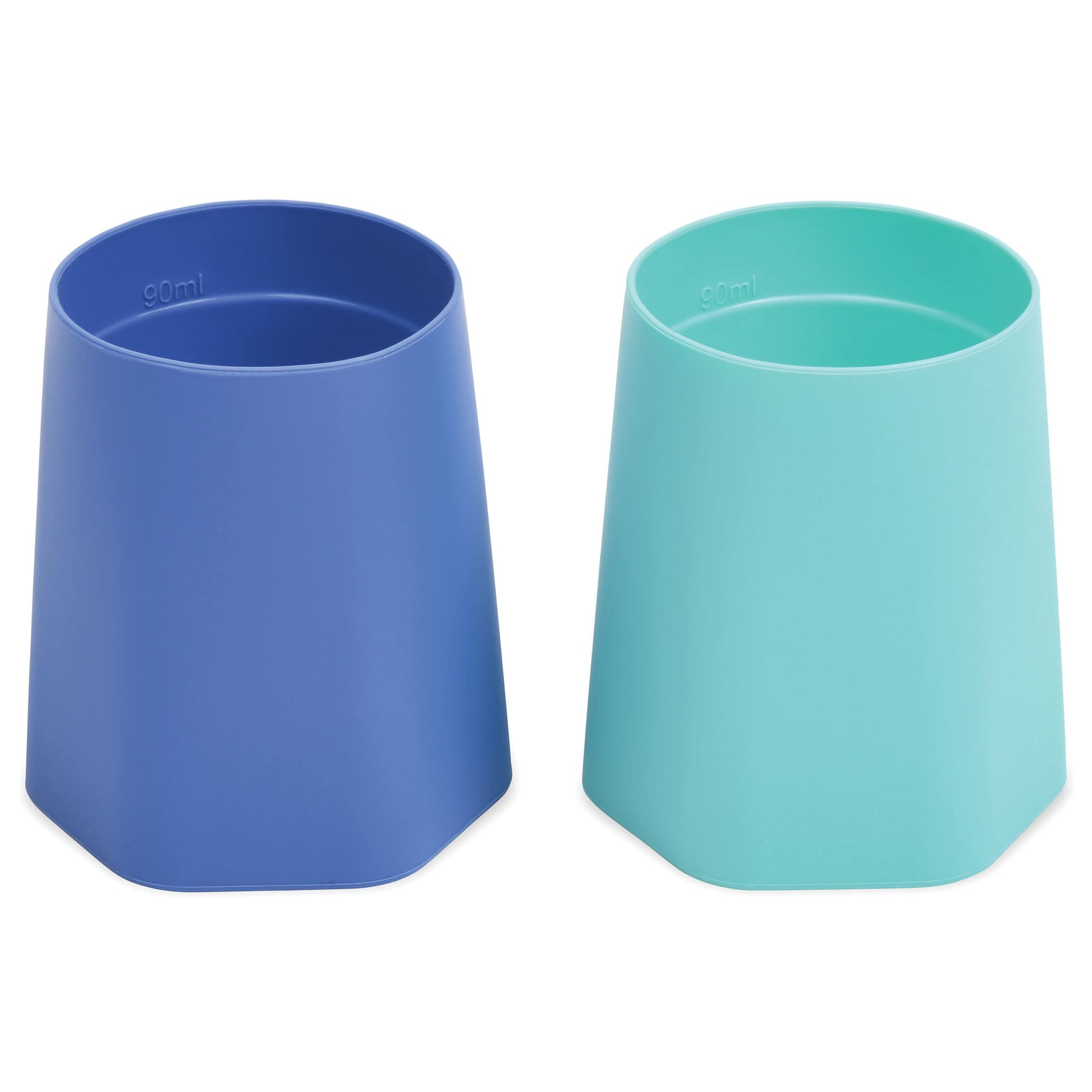 Tiny Twinkle Training Cup 2 Pack - Silicone Cups For Independent Drinking For Baby And Toddler, Baby Led Weaning Supplies Soft O