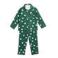 Cherry Crumble Twill Rayon Cotton Green Digital Prints Full Sleeves Boys & Girls Casual Happy Summer Sleepwear/Pj Set/Pyjama Set