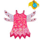 Dressy Daisy Little Girls Fairy Fancy Dress Costume Birthday Halloween Christmas Fancy Party Outfit with Wings and Magic Bracel