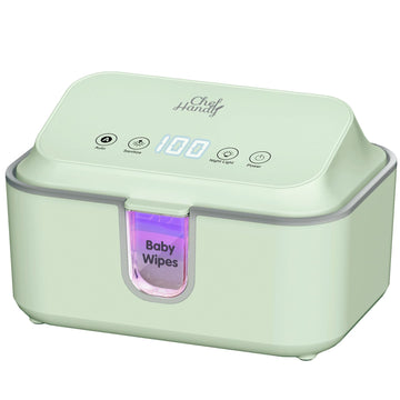 Chefhandy Baby Wipe Warmer, Wipe Warmer And Baby Wet Wipes Dispenser With Uv Light Sanitizer,Baby Wipes Warmer For Babies,3 Heat