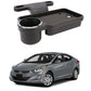 Oshotto (FT04) Foldable Car Auto Headrest Rear Back Seat Table Drink Food Cup Tray Holder Compatible with Hyundai Elantra  Bla