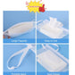 Baixikly 2 Pcs Baby Wipes Dispenser Reusable Wipes Pouch, Baby Wipe Holder Containers Transparent Wipe Carrying Pouches Cases Fo