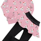 Bomdeals Adorable Cute Toddler Baby Girls Clothes Set,Long Sleeve T-Shirt +Pants Outfit(Pink,90,2144B)