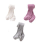 Syga Baby Tights Soft Cotton Leggings For Girls Toddler Solid Knit Stockings Socks Warm Crochet Pants Pack Of 3 (1224 Months, W