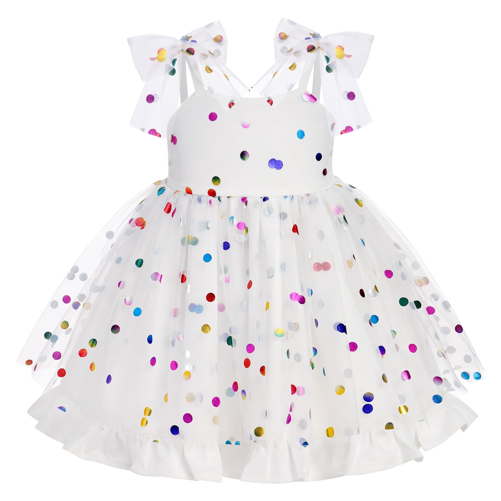 Idopip Baby Girls Sequin Polka Dot Tutu Dress Smocked Ruffle Princess – Cutebaby WBBAPB0CSXWXWGQ