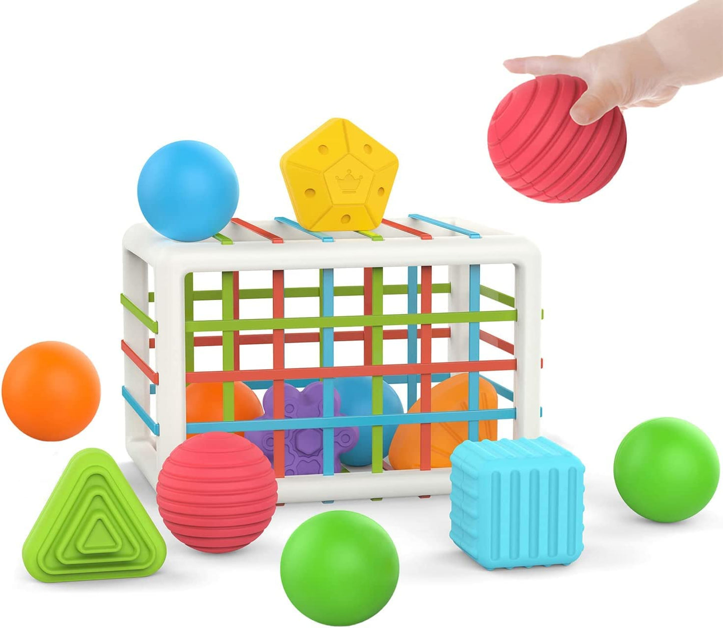MINGKIDS Bath Toys 12-18 Months,Baby Sensory Fine Motor Skills Developmental Toys,Gifts for 6 9 12 18 Month Age 1 2 3 4 One Two 