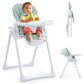 Ezebaby High Chairs for Babies & Toddlers, Portable Baby High Chair with Multiple Adjustable Seat Height, Backrest and Footrest,