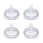 4 Pack Replacement Silicone Nipples Compatible with Comotomo Baby Bottles 5oz / 8oz, BPA-Free, Anti-Colic, Medium Flow, 3+ Month