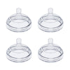 4 Pack Replacement Silicone Nipples Compatible with Comotomo Baby Bottles 5oz / 8oz, BPA-Free, Anti-Colic, Medium Flow, 3+ Month