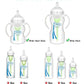 Sippy Cup Conversion Kit For Dr Browns Wide-Neck Baby Bottles, Spill-Proof Transition Kit With Silicone Sippy Nipple, Weighted S