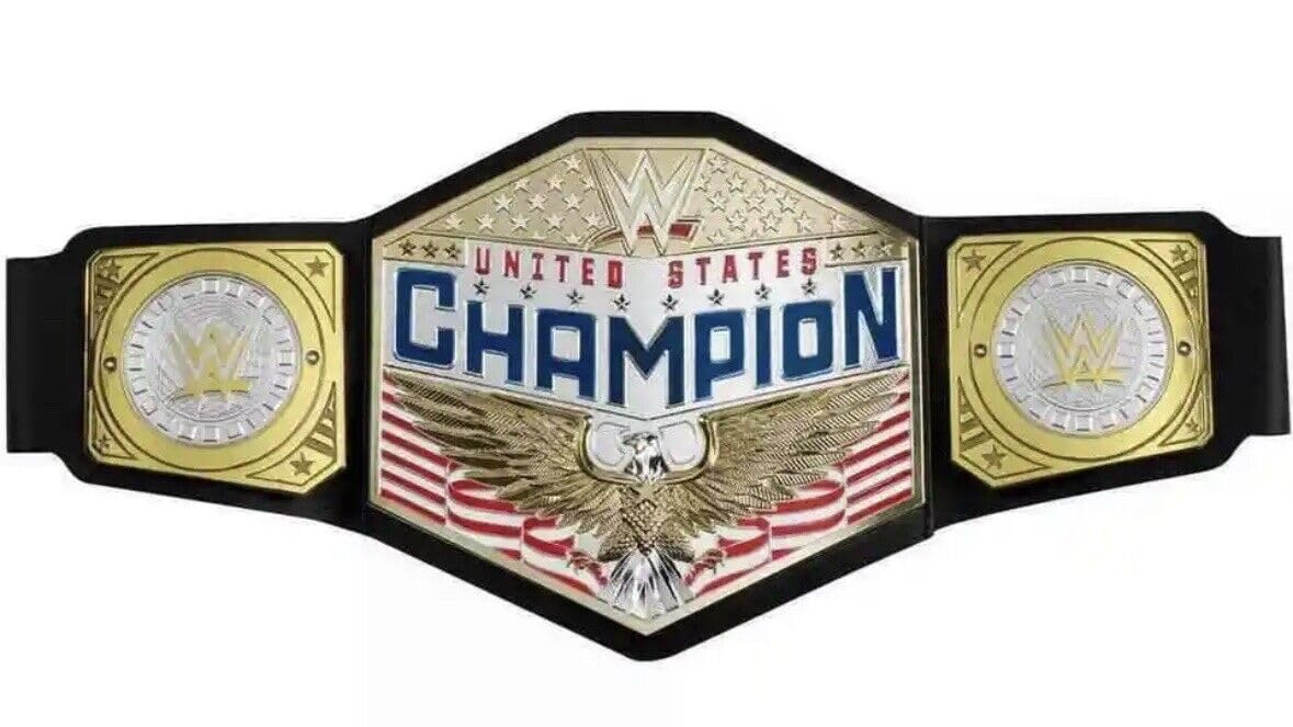 Mattel WWE United States US Championship Role Play Kids Title Belt, Authentic Styling with Adjustable Belt Ages 6 Years Old & Up