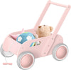 2025 HOMEKOL Wooden Baby Walker,Baby Push Walker, Adjustable Speed Baby Walker for Boys and Girls, Baby Activity Center, Gift fo