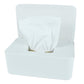 Diaper Wipes Dispenser, Tissue Storage Box Case, Wet Wipe Dispenser Holder With Lid For Home, Office, Cars (White)