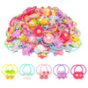 Ammy Colorful Hair Ties For Fine Hair, Small Soft Hair Bands Cute Hair Accessories With Fun Characters For Toddlers Little Girls