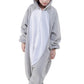 Canasour Koala Onesie One Piece One Piece Anime Cosplay Costume Unisex Halloween Hoodie Pajamas Grey Kids For 4T Boys Party Pyja