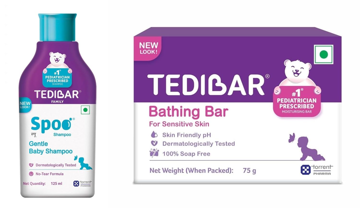 Spoo Shampoo For Baby By Tedibar, 125Ml | Gentle On Scalp | No. 1 Pediatrician Prescribed Shampoo For Kids With Tedibar Moisturi