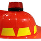 Nicky Bigs Novelties Fireman Helmet With Siren Light And Sounds - Red, One Size, Plastic, For Firefighter Costume, Teens, Hallow