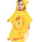 Tonwhar Kids Bath/Pool/Beach Hooded Poncho Towel-Cartoon Animal Pattern Cotton Beach Towel For Baby And Kids (Lion, 1-4 Years/He