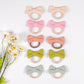 Bbgifts 30Pcs Baby Hair Bows Ties, Hair Rubber Bands For Baby Girls ' Fine Hair, No Damage Soft Elastic Nylon Hair Bands, Pigtai