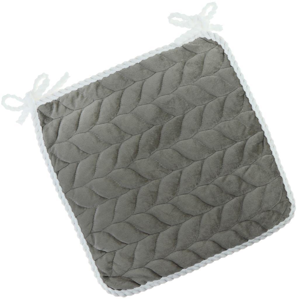 Chair Seat Pad Pillow Outdoor Dining Decoration Kitchen Patio Cushion Grey