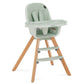 Evolur Zoodle 2 In 1 Convertible Baby High Chair In Sage Green