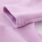 Csbks Toddler Baby Girls Long Sleeve Cotton Dress Solid Ruffle Tops 12 Months Purple