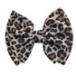 Glitter Leopard Hair Bow Clips for Girls Women Animal Print Hair Accessories with Non-Slip Clips, Bow hairpin Hair Accessories.(