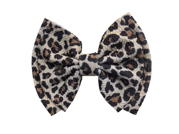 Glitter Leopard Hair Bow Clips for Girls Women Animal Print Hair Accessories with Non-Slip Clips, Bow hairpin Hair Accessories.(