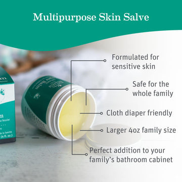 Earth Mama Organic Economy Size Diaper Balm | Diaper Cream For Baby | Ewg Verified, Petroleum & Artificial Fragrance-Free With C