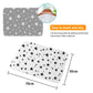 2 Packs Baby Diaper Changing Pad Maveek 19.7'' X 27.6'' Waterproof Changing Mat Portable Diaper Pad Travel Changing Mat Foldable