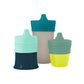 Boon Snug Silicone Sippy Cup Lids - Convert Any Kids Cups Or Toddler Cups Into Soft Spout Sippy Cups - Toddler Feeding Supplies