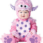 Fun World Unisex Child Costumes Lil' Monster Infant And Toddler, Pink, S 6-12 Mos Us