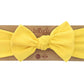 Babygiz Baby Girl Headbands-Infant,Toddler Cotton Handmade Hairbands With Bows Child Hair Accessories (Yellow)