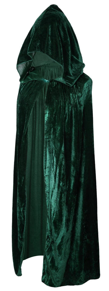 Crizcape Kids Costumes Capes Cloak With Hood For Halloween Party 3-4 Years Green