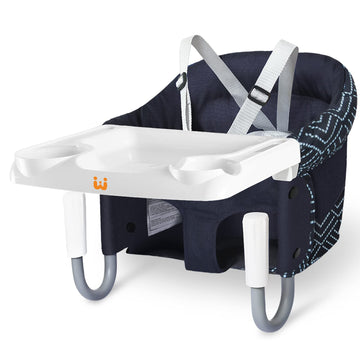MTWML Hook On High Chair with Tray,Portable Baby High Chair That Attaches to Table,Clip On Fast Table Seat for Babies and Toddle