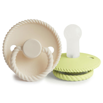 Frigg Rope Silicone 2-Pack Cream/Green Tea - Size 2
