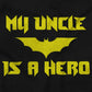 Brisco Brands My Uncle Is A Hero Superhero Bat Baby Romper Boys Or Girls