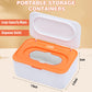 3 Pack Wipes Dispenser,Refillable Baby Wipe Dispenser,Baby Wipe Holder Keeps Wipes Fresh,Non-Slip Wipes Container With Sealing D