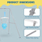 Baby Jumper With Stand, Baby Jumpers And Bouncers, Baby Exerciser Suitable For 6-24 Months, Easy To Assemble & Store Jumper For