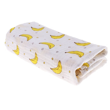 HEAVENGLOW Baby Swaddling Blanket Soft Muslin Cotton Swaddle Towel Banana|1Pc x Baby Blanket| Blankets & Throws| Blankets & Thro