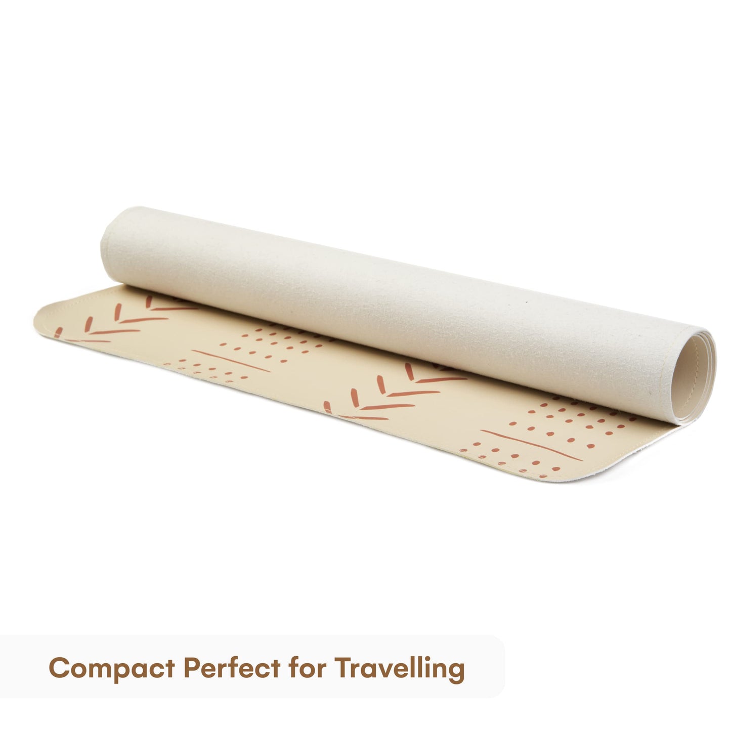CHILDLIKE BEHAVIOR Vegan Leather Baby Changing Pad- Wipeable Portable changing Pad for Babies- Perfect for Travel-Foldable and W
