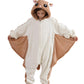 CuteOn Flying Squirrels Onesie Kids Animal Pajamas for Boys Girls Halloween Christmas Costume Height for 120cm