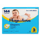 Dynarex Hugs-of-Love Diapers Size 3 (16-28 lb) Baby Diapers - High Absorbency, Leak Protection, Soft Comfort, 144 Diapers per Ca