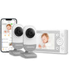 Chillax Daily Video Baby Monitor - WiFi Smart Baby Monitor with Two Cameras & Parent Unit,App Support,HD Camera, Privacy Protect