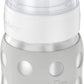 Lifefactory 8-Ounce Stainless-Steel Vacuum-Insulated Wide-Neck Baby Bottle With Sippy Nipple, Stone Gray, Ls2251Wcg4