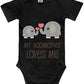 Migrater My Godmother Loves Me Funny Cute Novelty Infant One-Piece Baby Bodysuit Black, 0-6 Months