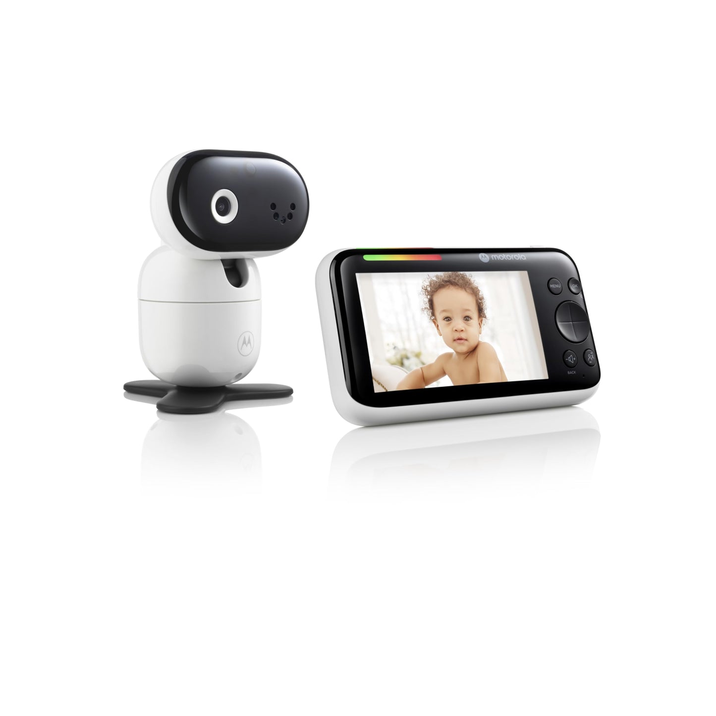 Motorola Nursery Pip1510 Connect Baby Monitor Camera, 5', Wifi, Wall Mount, Hd 1080P, 1000Ft Range, 2-Way Audio, Pan/Tilt/Zoom,