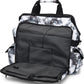 Nurse Mates Ultimate Nursing Bag | Multiple Compartments | Interior Laptop Compartment | Durable Zippers | Black & White Tie Dye