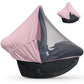Summer Baby Car Seat Cover | 2-in-1 Breathable Carseat Sun Shade & Mosquito Net | UV Protection Lightweight Canopy Covers for In