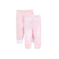 Burts Bees Baby unisex baby Pants, of 2 Lightweight Knit Infant Bottoms, 100% Organic Cotton and Toddler Layette Set, Blossom S